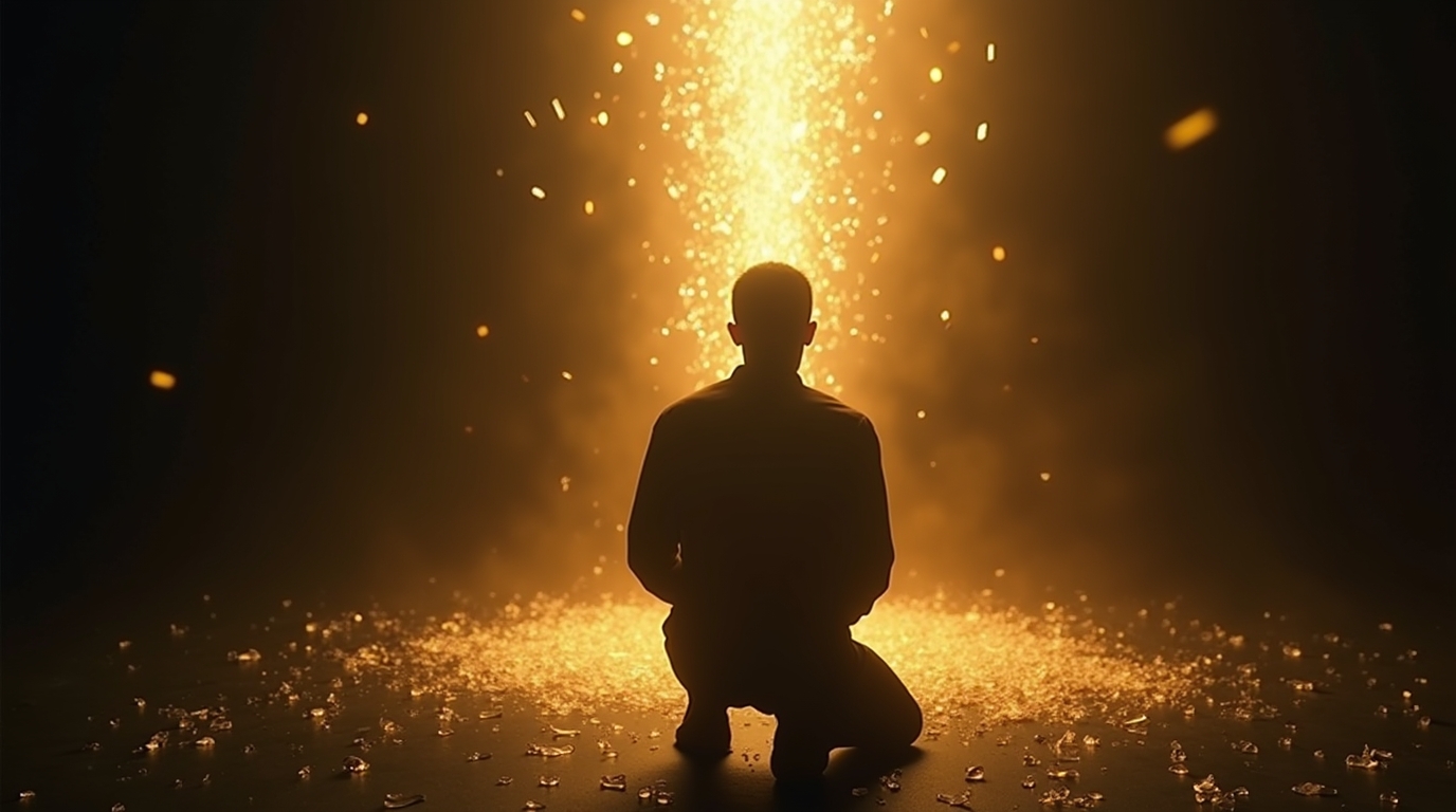 The glowing shattered archives of doubt