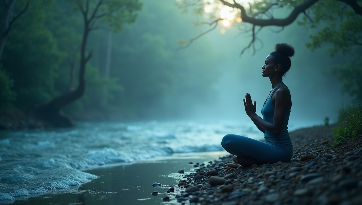 A flowing image representing mental clarity and intuitive wisdom.