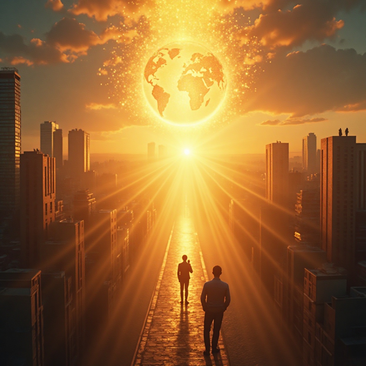 A round image depicting hands clasped together over a small flame, symbolizing discipleship, mentorship, and passing on a shared mission.